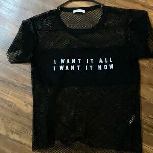 Black Net Shirt